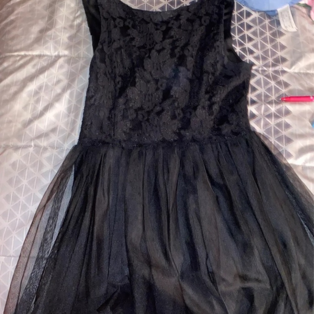 black dress